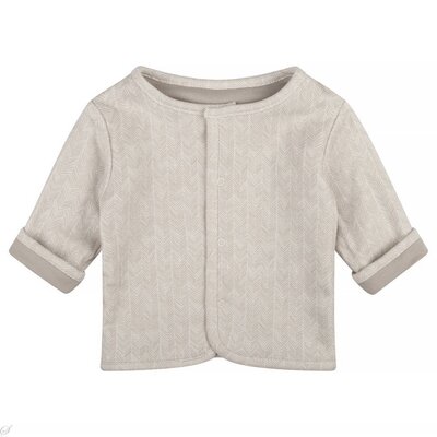 Zero2Three Vestje reversible (silver cloud/zigzag) - Unisex  AW18Z2TZ