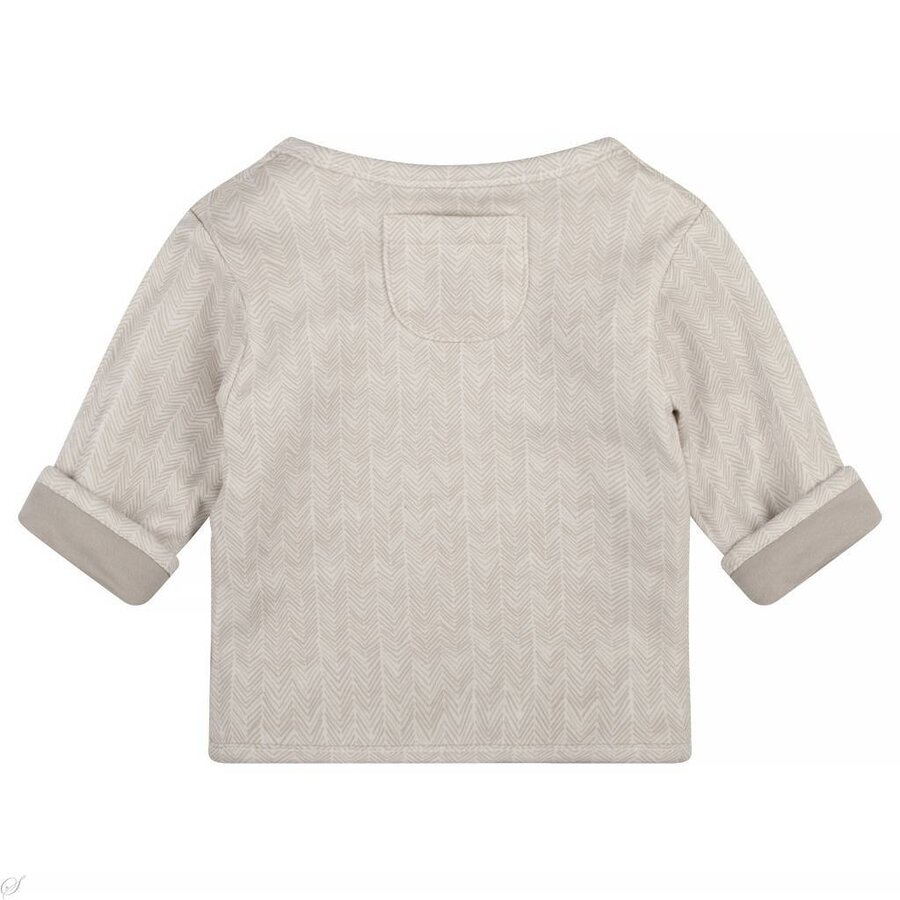 Zero2Three Vestje reversible (silver cloud/zigzag)  | Zero2three