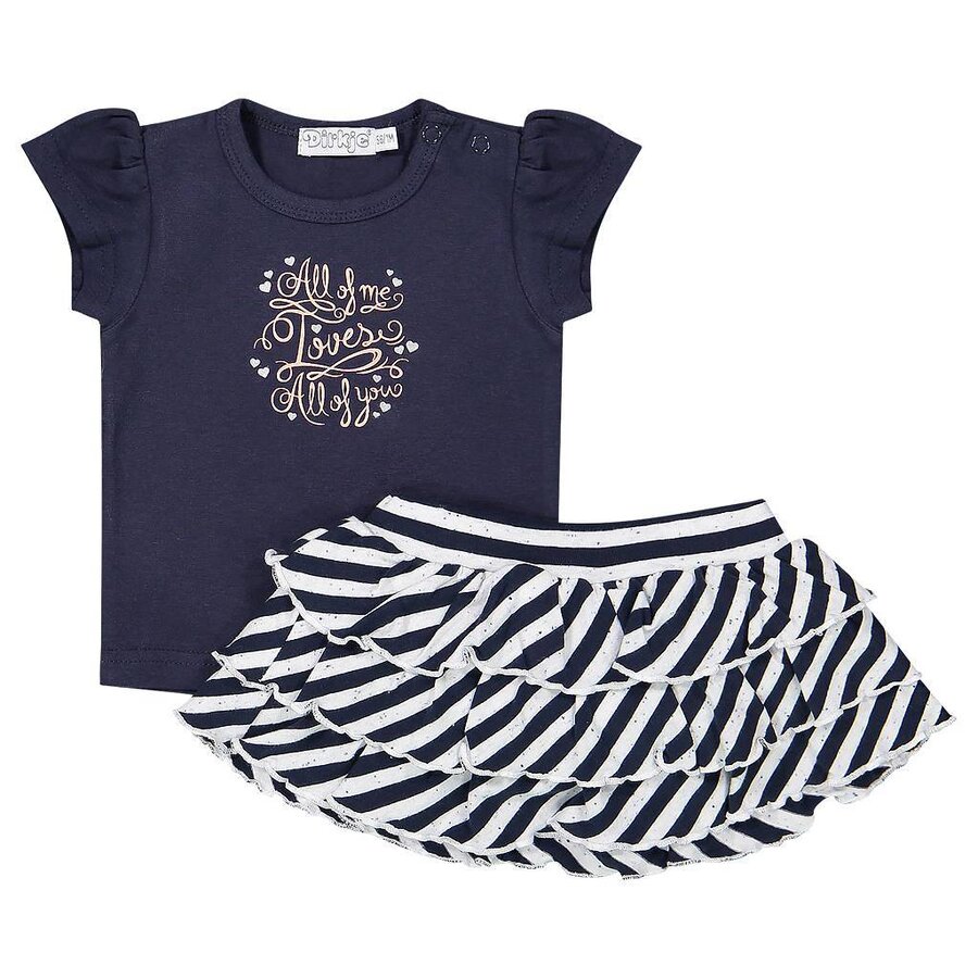 Dirkje Baby setje 2-delig All of Me (navy)
