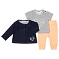 Dirkje Baby setje 3-delig Follow your Dreams (navy/peach)