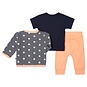 Dirkje Baby setje 3-delig Lemons (navy/peach)