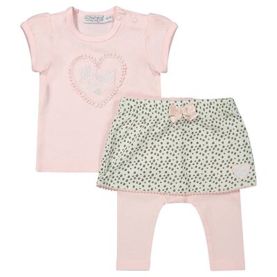 Dirkje Baby setje 2-delig All the Best (light pink/mint/grey)
