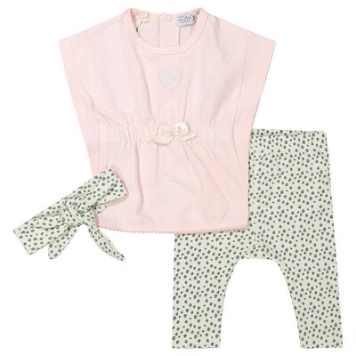 Dirkje Baby setje 2-delig All the Best (light pink/mint/grey)