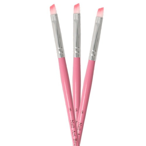 Gel Brush Slanted Pink NR 8