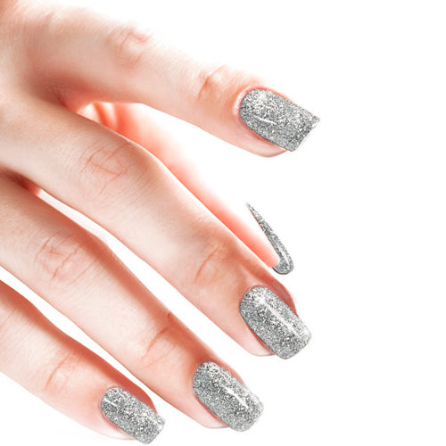 Acrylpoeder Shimmer Zilver