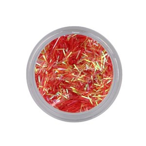 Bling Wire Flakes Light Red