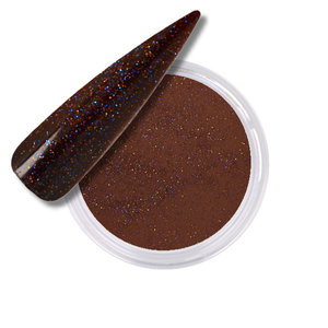 Acrylpoeder Glitter Bruin