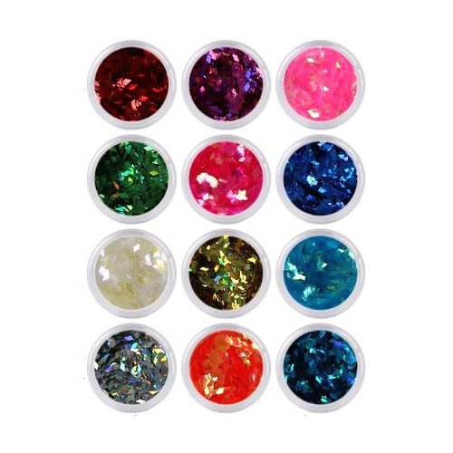 Nailart Set Hologram Glitters