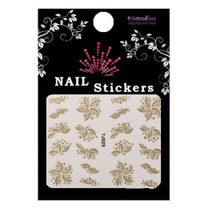 3D Sticker Gold Starflower