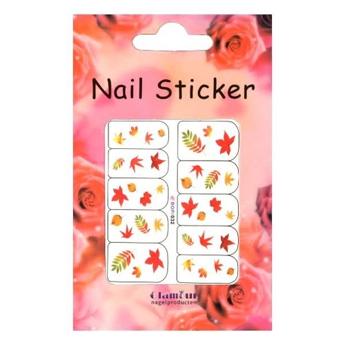 Waterdecal Nail Tattoo Leaf