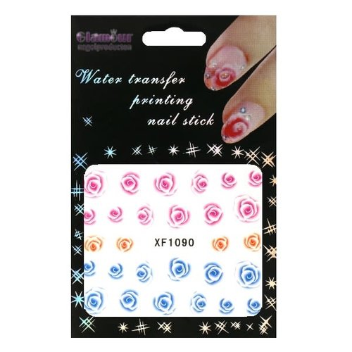 Waterdecal Rose 3 Colors