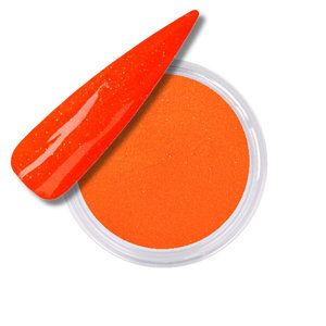 Acrylic Powder Neon Orange Glitter