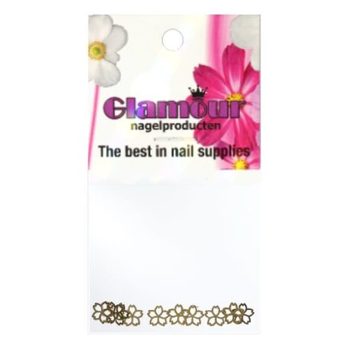 Shapes Inlay Flower Gold 2