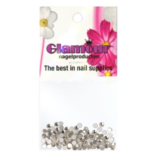 Crystals Silver 2mm