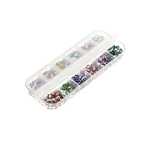 Nailart Box Teardrops Mix Colors