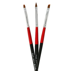 Nailart Brush Set Red