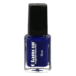 Stamping Nailpolish Blue