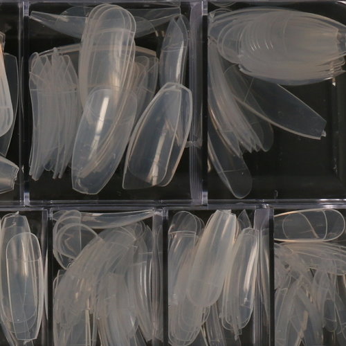 500 Tips Ballerina Clear Sorting Box