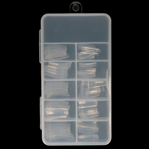 100 Tips French Clear Sorting Box