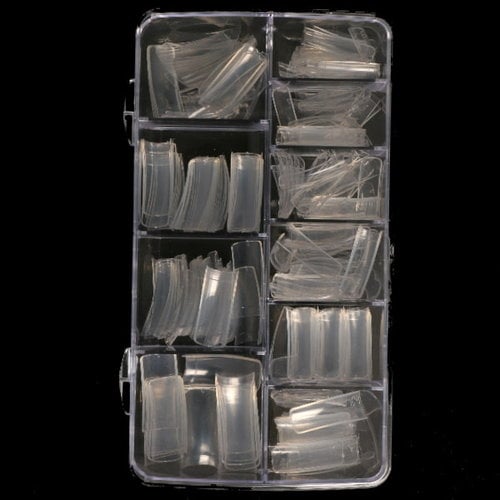 250 Tips French Clear Sorting Box