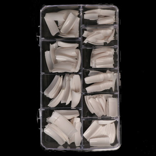 250 Tips French White Sorting Box