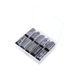 Transfer Foil Box Black & Silver