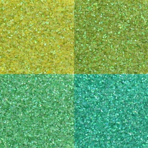 Pastel Glitter Green