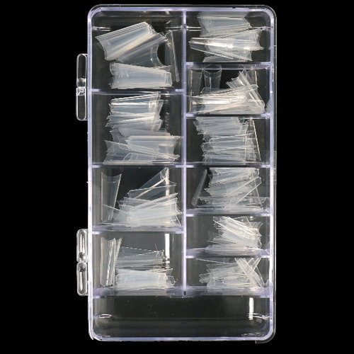 250 Tips French Coffin Clear Sorting Box
