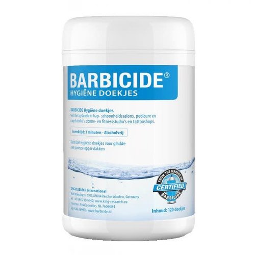 Barbicide Hygienic Wipes 120pcs