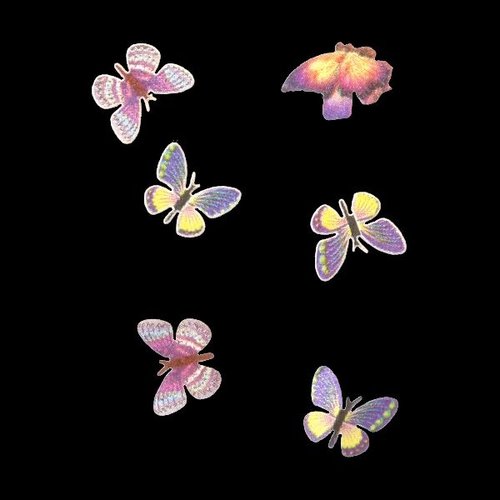 3D Butterfly Inlay Lilac