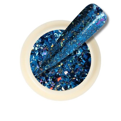 Galaxy Chrome Flakes Blue