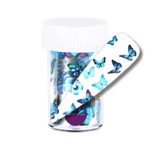 Transfer Foil Blue Butterfly