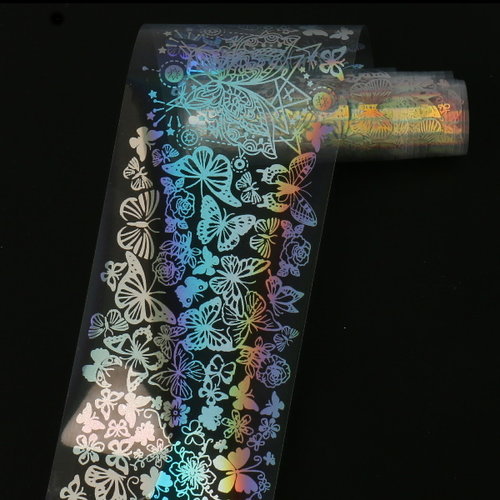 Transferfolie Holographic Butterfly FR-075