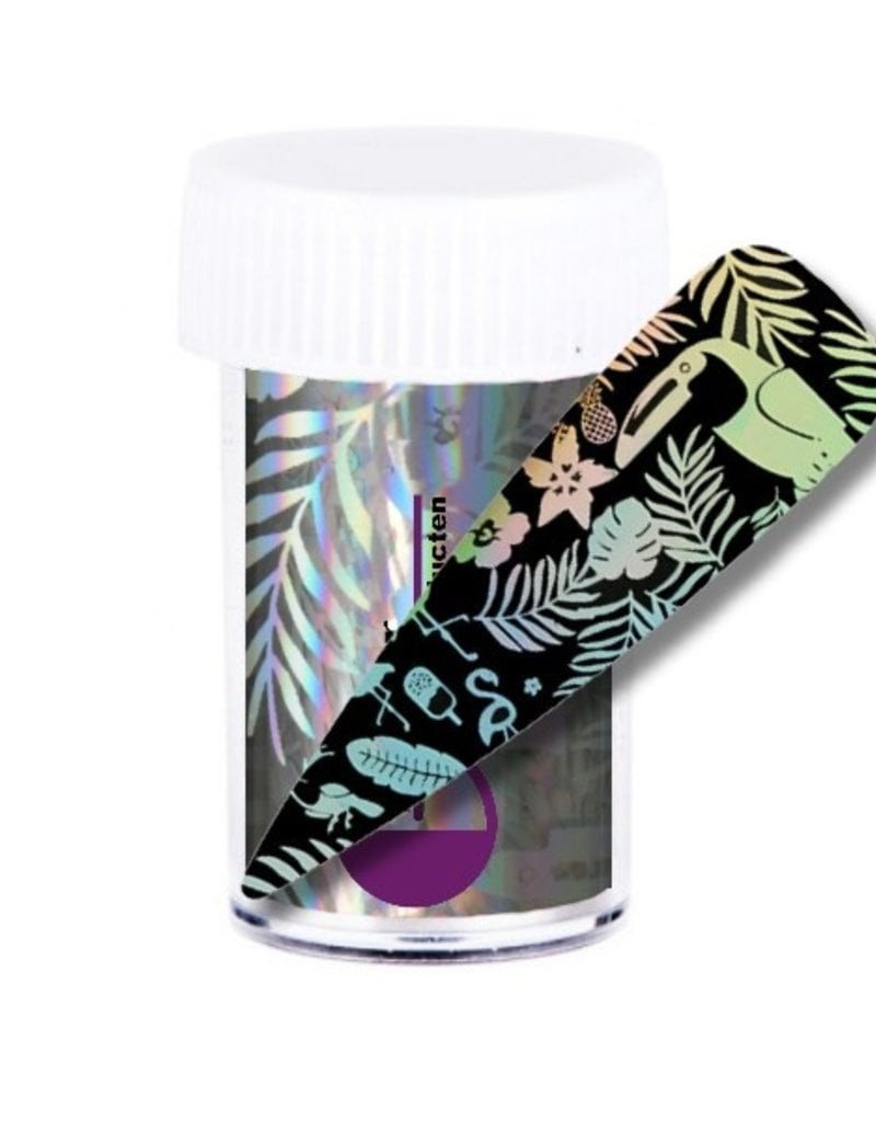 Transferfolie Holographic Tropical