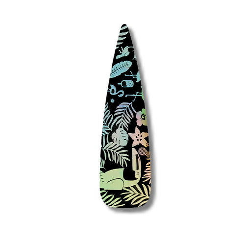 Transfer Foil Holographic Tropical Transfer Foil Holographic Tropical