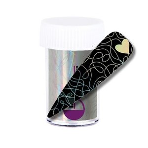 Transferfolie Holographic Curly Lines FR-093 Transferfolie Holographic Curly Lines FR-093