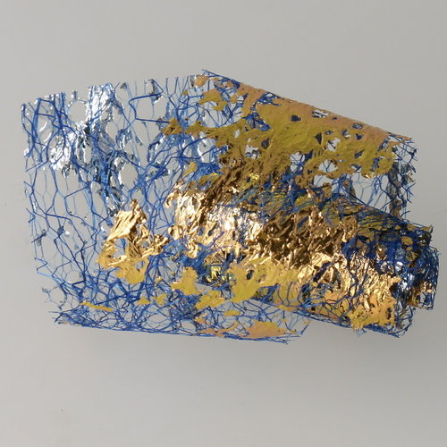 Netting Foil Dark Blue/Gold