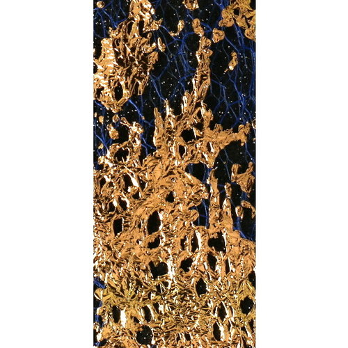 Netting Foil Dark Blue/Gold