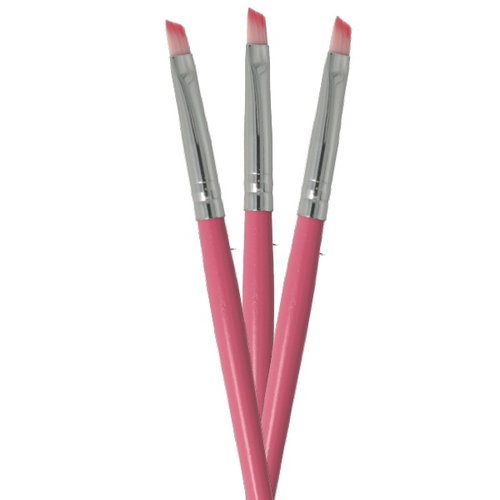 Gel Brush Slanted Pink NR 6