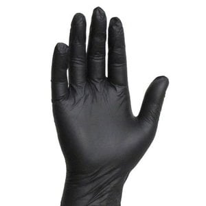 Nitrile Gloves Black M 100 pcs