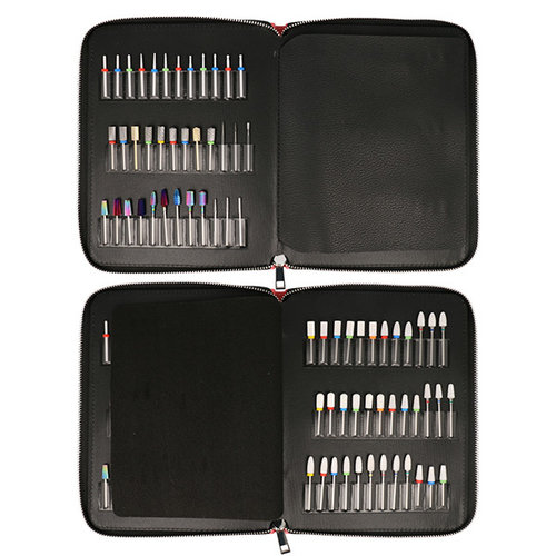 Storage Bag with Nail Drill Bits