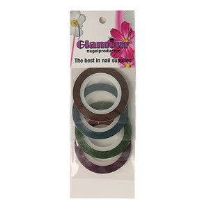 Nailart Set Glitter Striping Tape 1