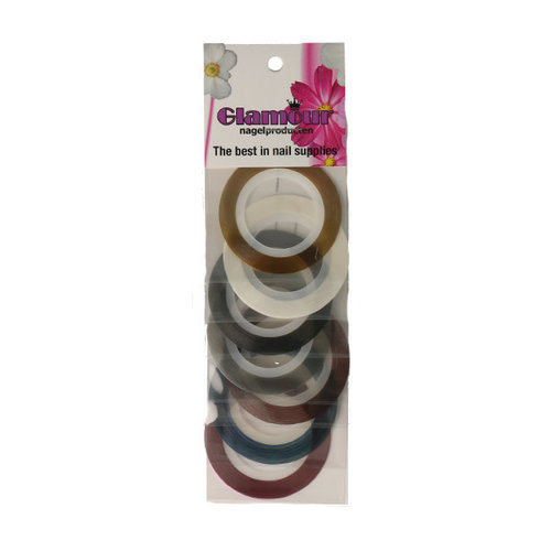 Nailart Set Metallic Striping Tape 2 Nailart Set Metallic Striping Tape 2