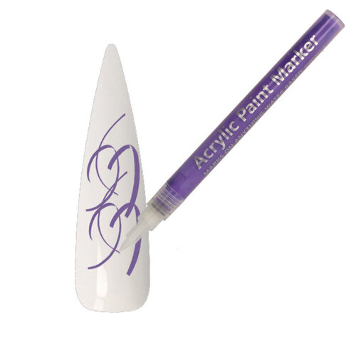 Acrylic Nailart Pen Purple