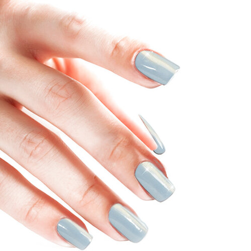 Soft Pearly Chrome Powder Blue