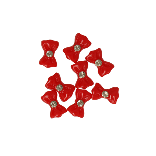 3D Bows Red Strass 3D Bows Red Strass