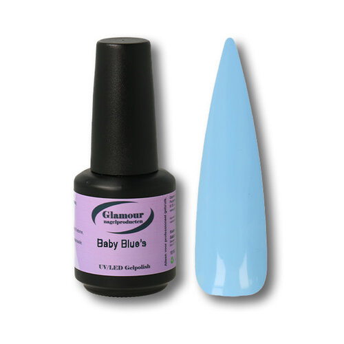 Gel On Pastel Baby Blue's Gel On Pastel Baby Blue's