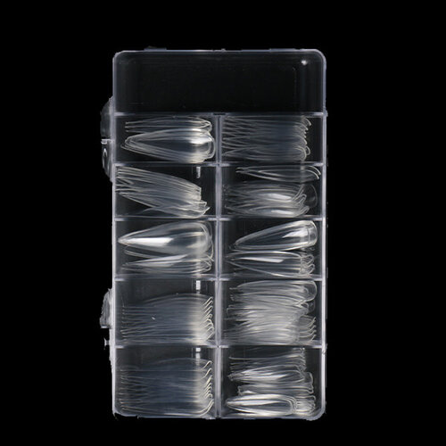 Full Cover Stiletto Tips 100 pcs
