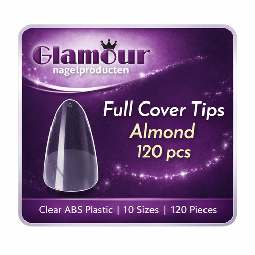 Full Cover Tips Almond 120 pcs