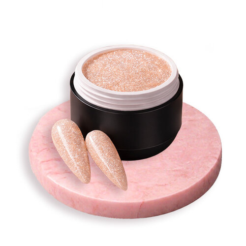 Polygel Beachy Nude Glitter